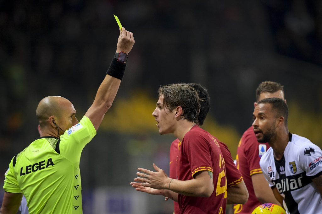 zaniolo fabbri Parma vs Roma - Serie A TIM 2019/2020