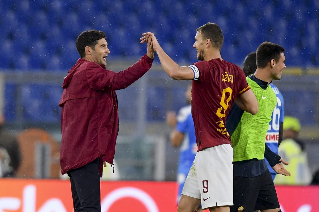 dzeko fonseca Roma vs Napoli -  Serie A Tim 2019 2020