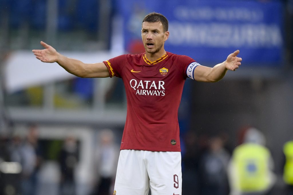 dzeko Roma vs Napoli -  Serie A Tim 2019 2020