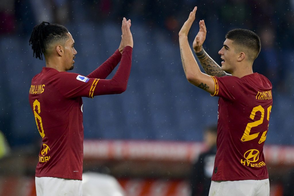 smalling mancini Roma vs Napoli -  Serie A Tim 2019 2020