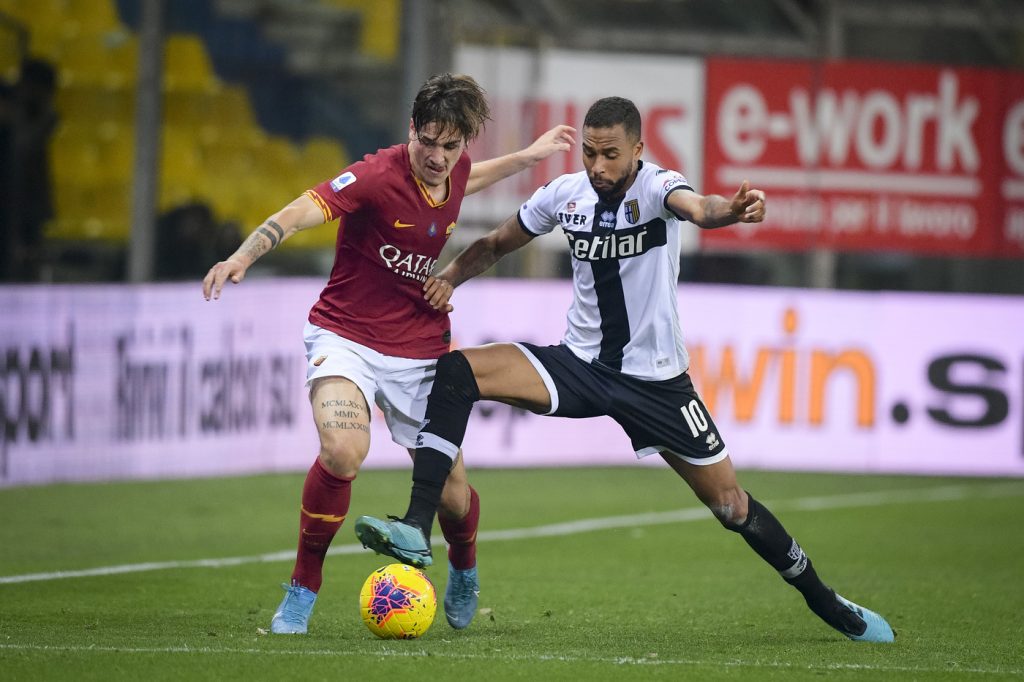 hernani zaniolo Parma vs Roma - Serie A TIM 2019/2020