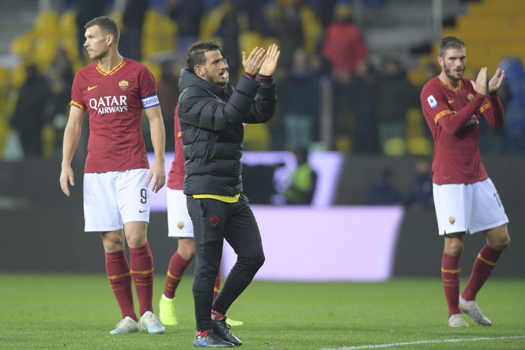 florenzi dzeko Parma vs Roma - Serie A TIM 2019/2020