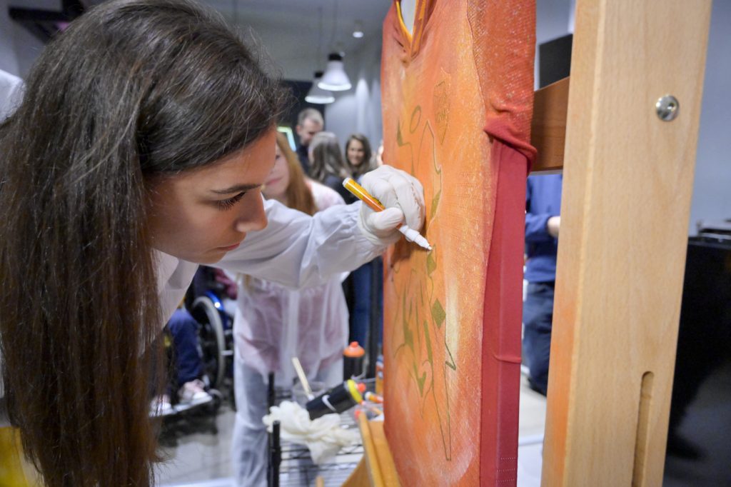 bonfantini AS Roma, evento al Nike Store di via del Corso