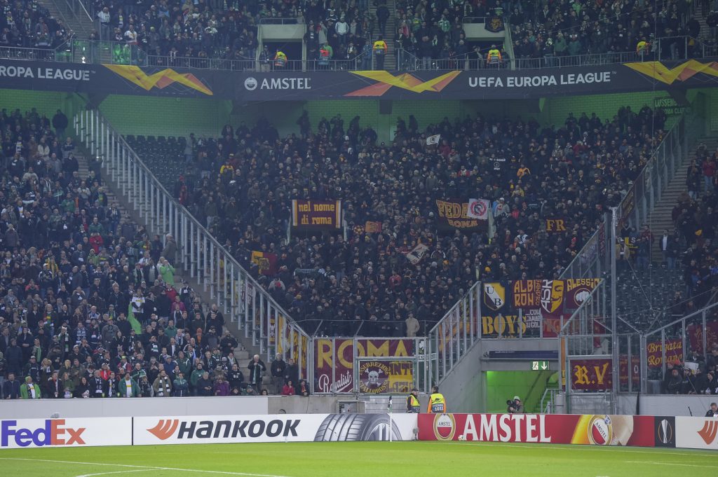 tifosi curva sud Borussia Monchengladbach vs Roma - UEFA Europa League 2019/2020