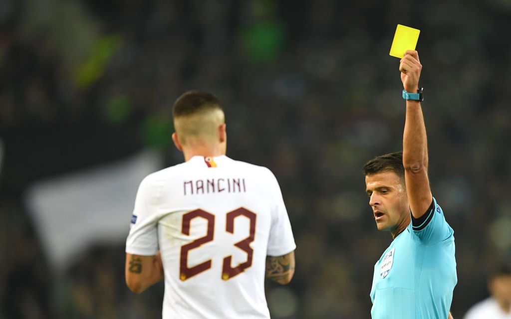 mancini Borussia Moenchengladbach v AS Roma: Group J - UEFA Europa League