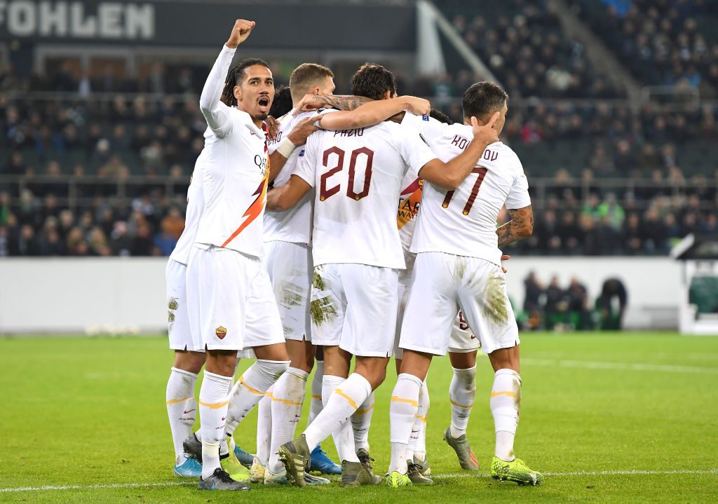 gol smalling fazio Borussia Moenchengladbach v AS Roma: Group J - UEFA Europa League