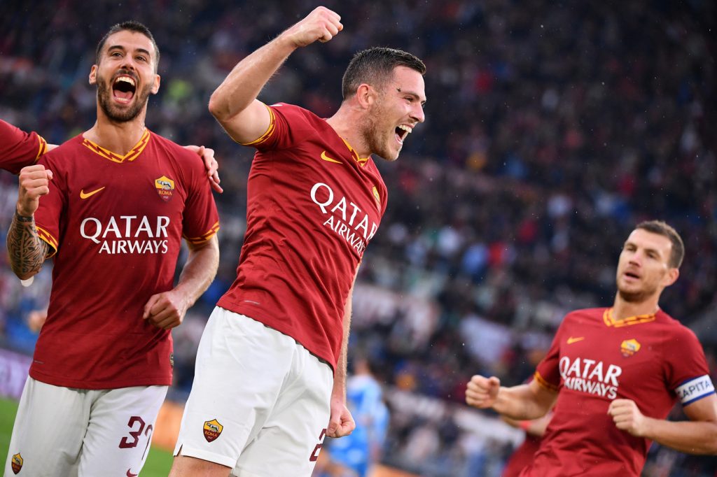 veretout spinazzola Roma vs Napoli - Serie A TIM 2019/2020