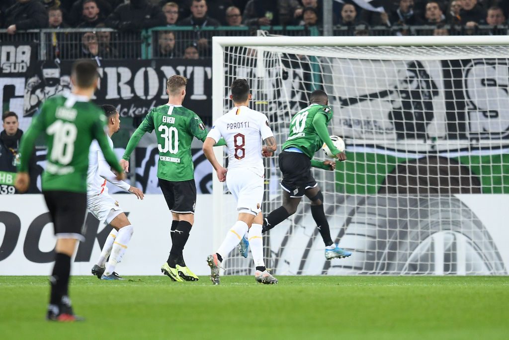 thuram Borussia Moenchengladbach v AS Roma: Group J - UEFA Europa League