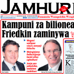 friedkin giornale tanzania jamhuri