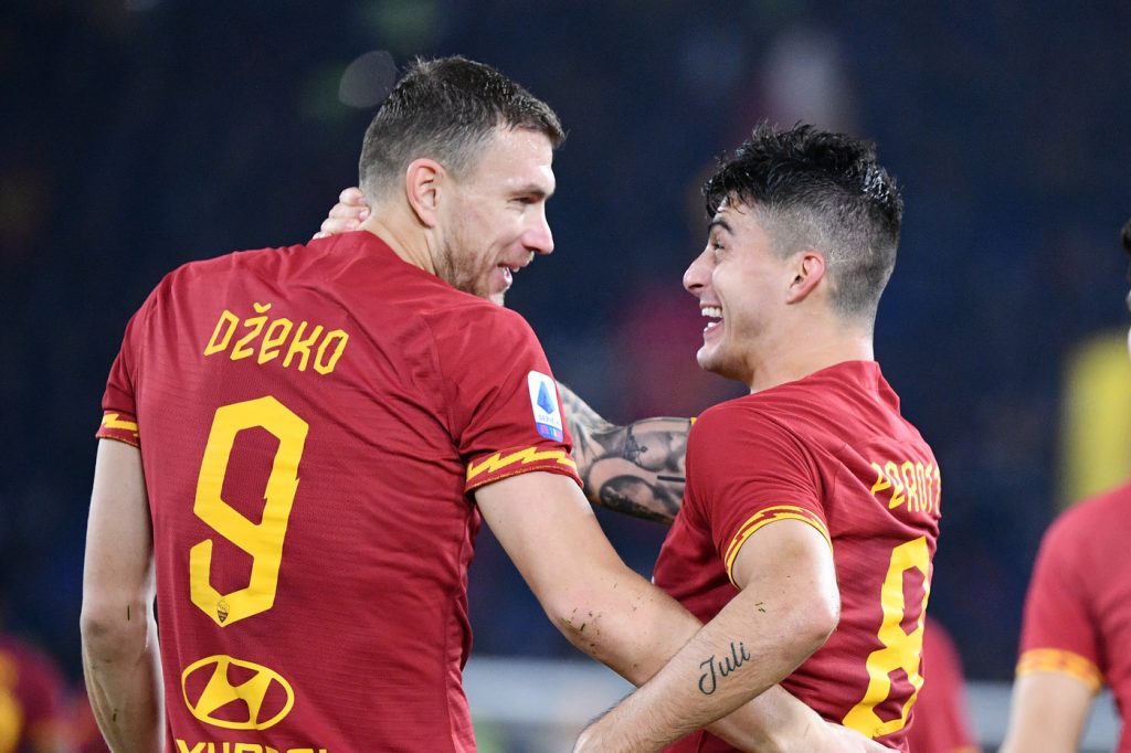 dzeko perotti AS Roma vs Spal - Serie A TIM 2019/2020