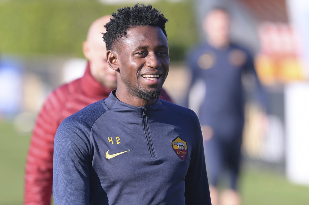 diawara AS Roma, allenamento a Trigoria