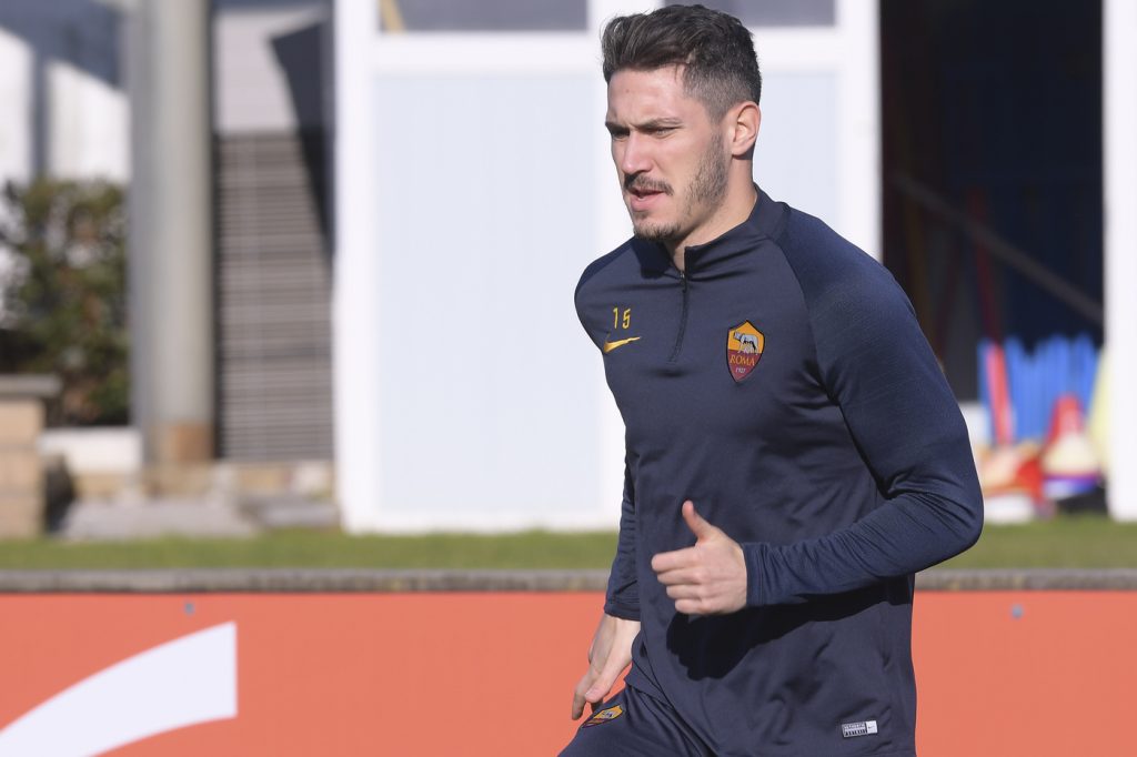 cetin AS Roma, allenamento a Trigoria
