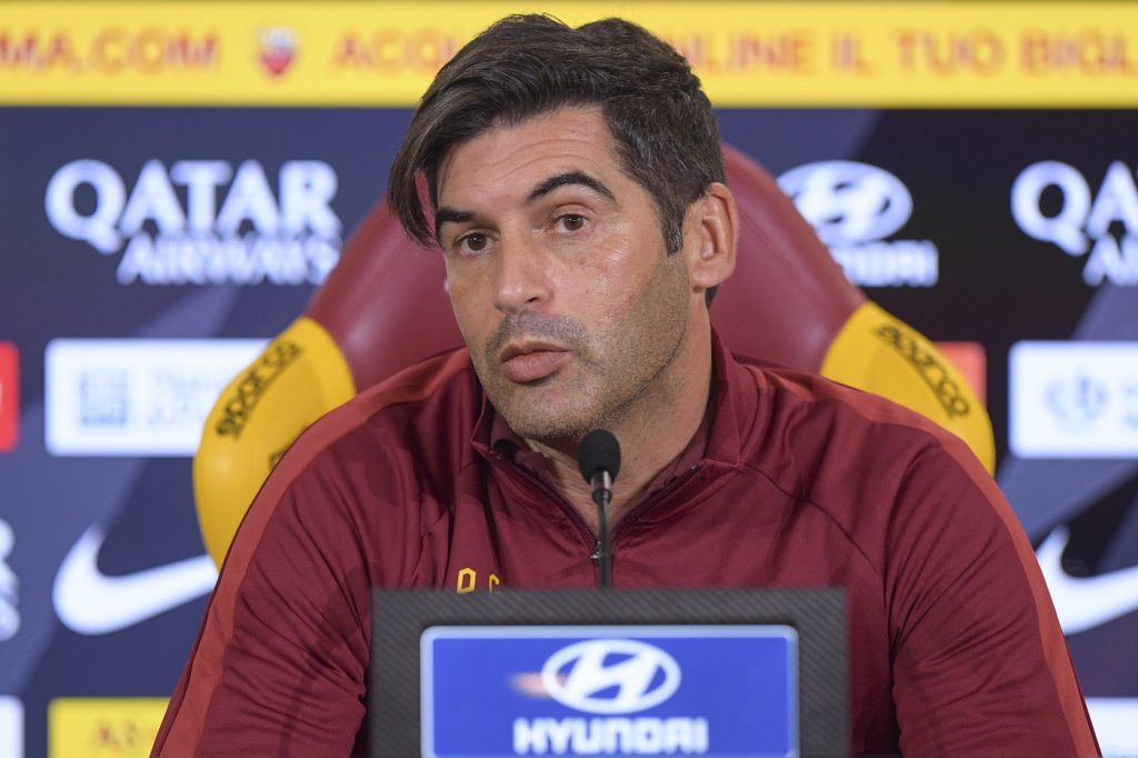 AS Roma, la conferenza stampa di Paulo Fonseca
