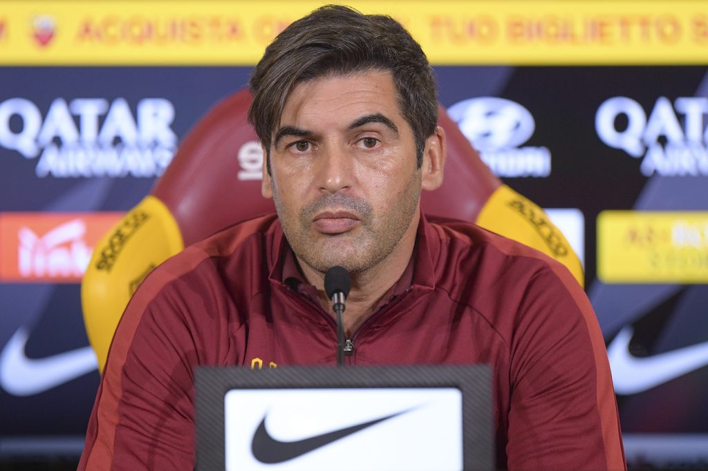 AS Roma, la conferenza stampa di Paulo Fonseca