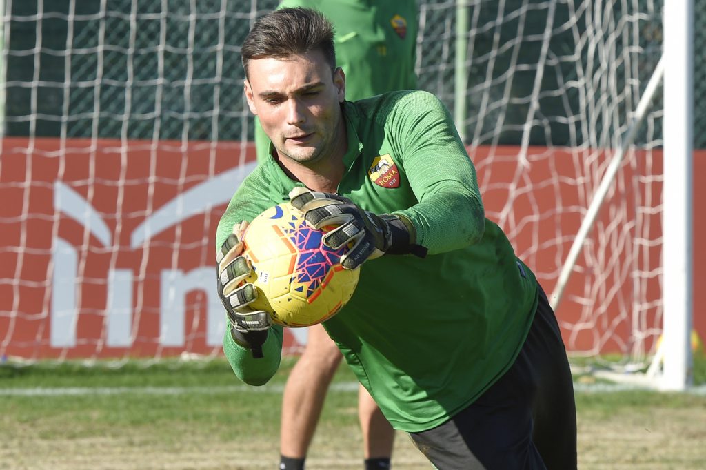 Fuzato AS Roma, allenamento a Trigoria