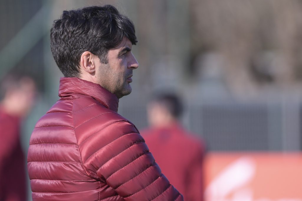 AS Roma, allenamento a Trigoria Fonseca