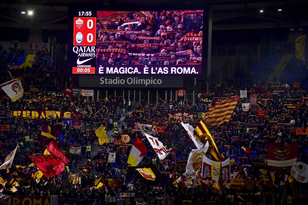 Curva Sud AS Roma vs Spal - Serie A TIM 2019/2020