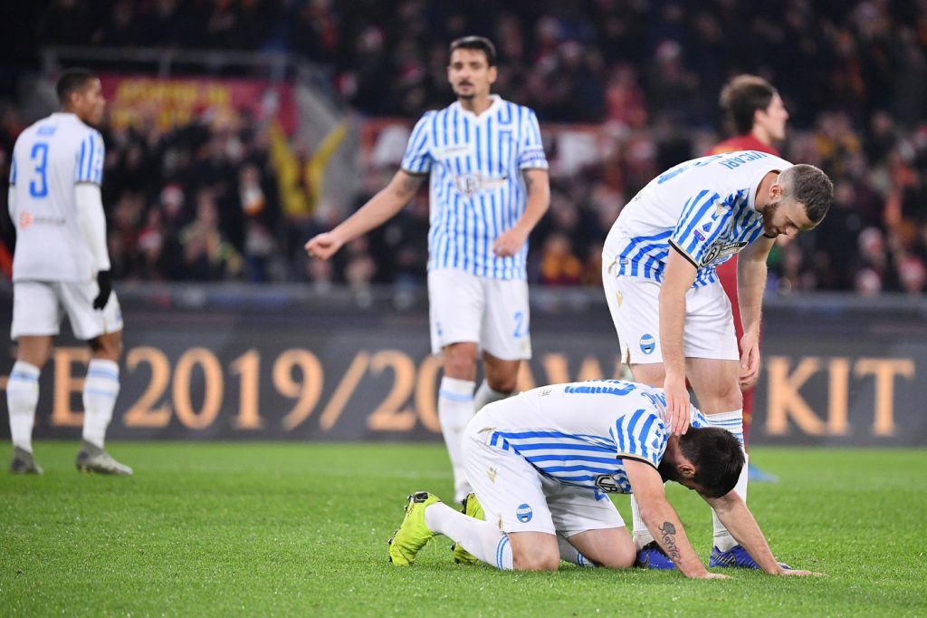 Tomovic Vicari AS Roma vs Spal - Serie A TIM 2019/2020
