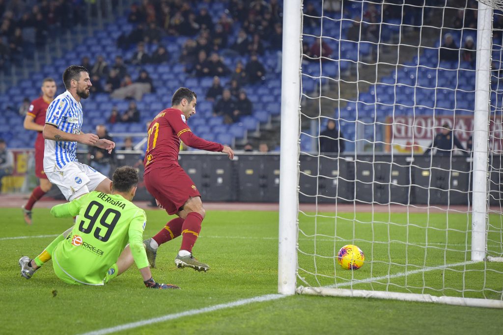 mkhitaryan AS Roma vs Spal - Serie A TIM 2019/2020
