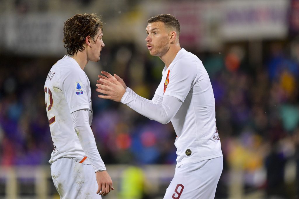dzeko zaniolo Fiorentina vs Roma - Serie A TIM 2019/2020