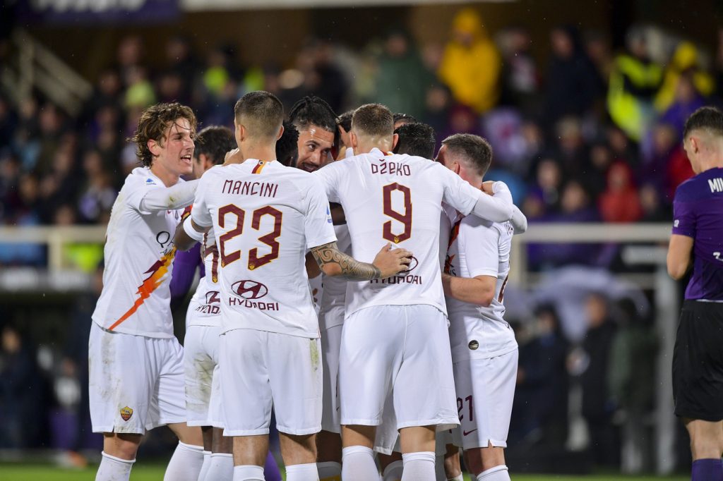 fiorentina-roma-23 esultanza