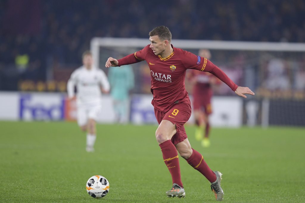 dzeko Roma vs Wolfsberger - Uefa Europa League 2019/2020