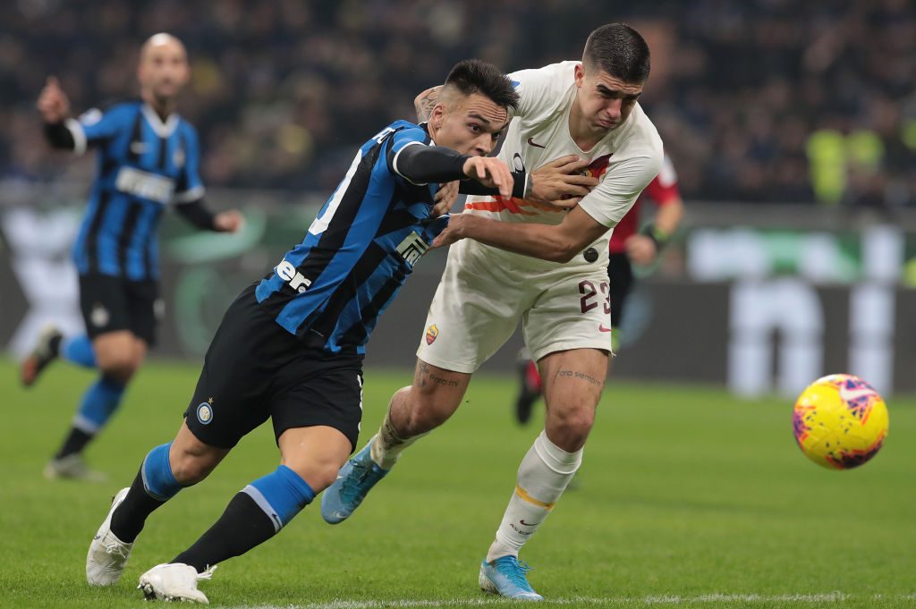 lautaro martinez mancini FC Internazionale v AS Roma - Serie A
