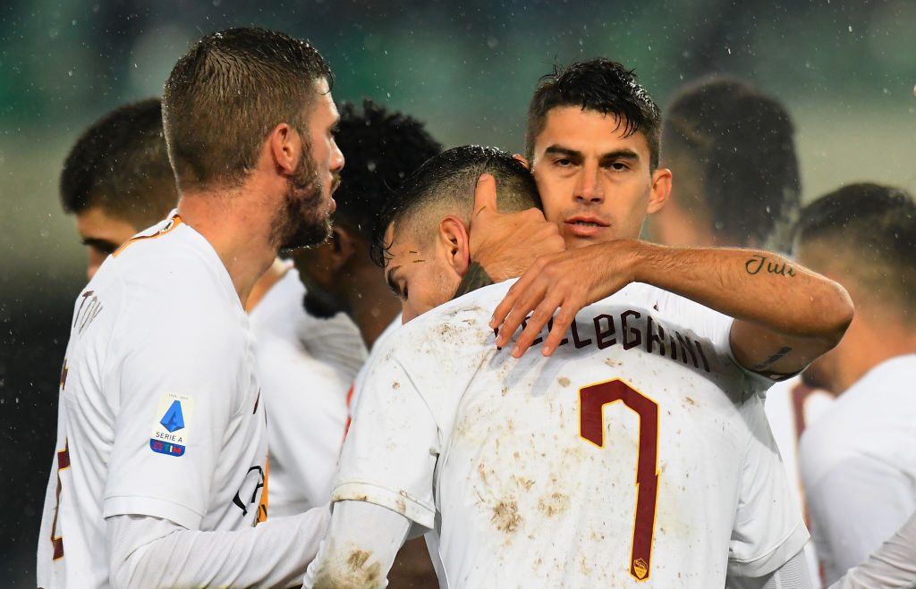 perotti pellegrini Hellas Verona v AS Roma - Serie A