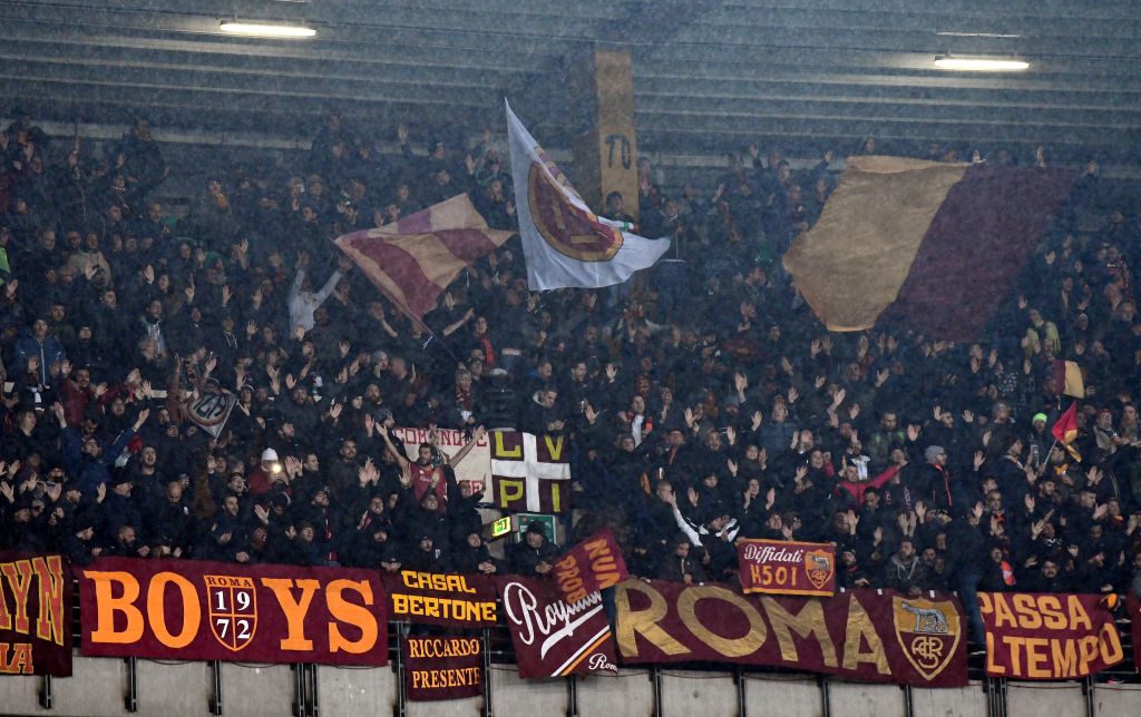 Hellas Verona v AS Roma - Serie A tifosi settore ospiti curva sud