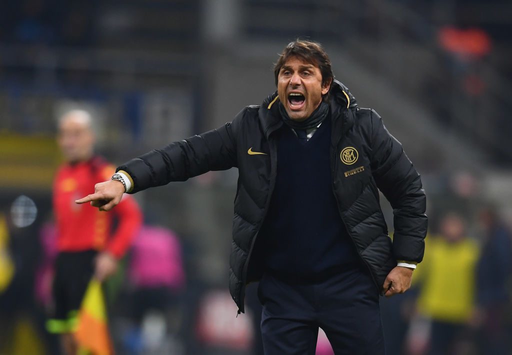 conte FC Internazionale v AS Roma - Serie A
