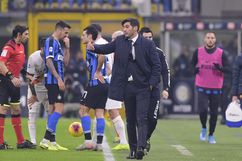 fonseca Inter vs Roma - Serie A TIM 2019/2020