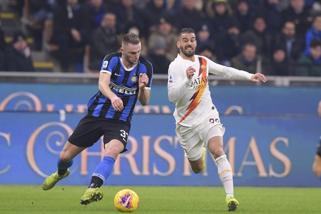 spinazzola skriniar Inter vs Roma - Serie A TIM 2019/2020