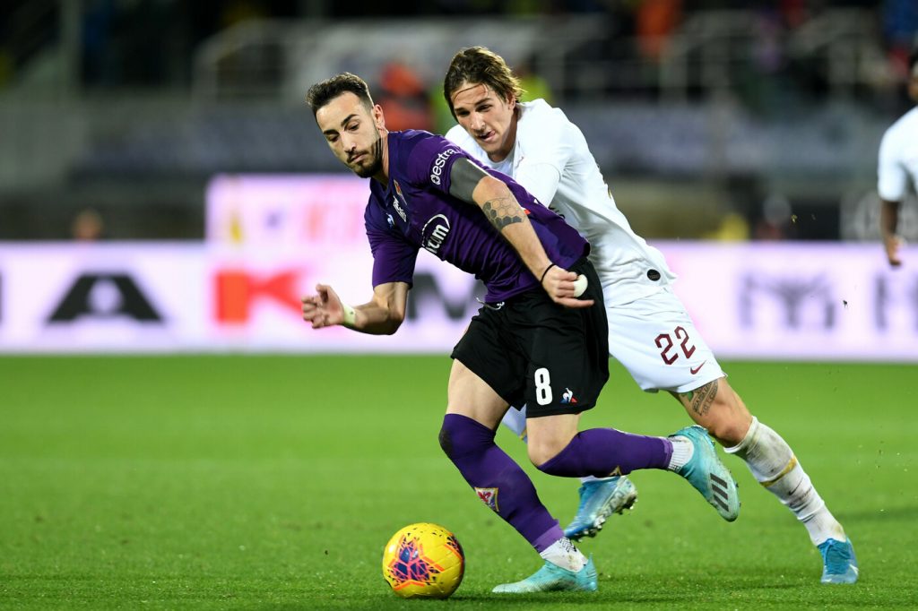 fiorentina-roma-17 castrovilli zaniolo