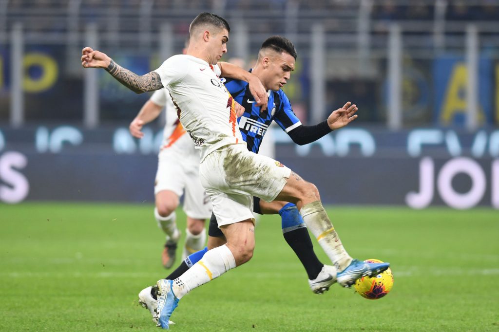 mancini lautaro Inter vs Roma - Serie A TIM 2019/2020