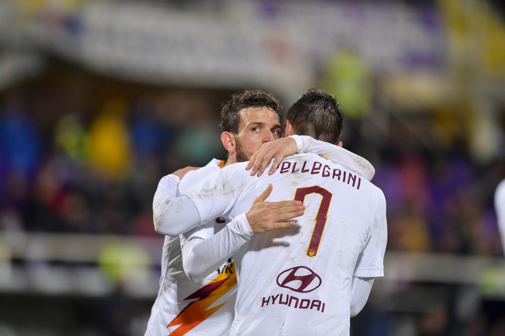 florenzi pellegrini Fiorentina vs Roma - Serie A TIM 2019/2020