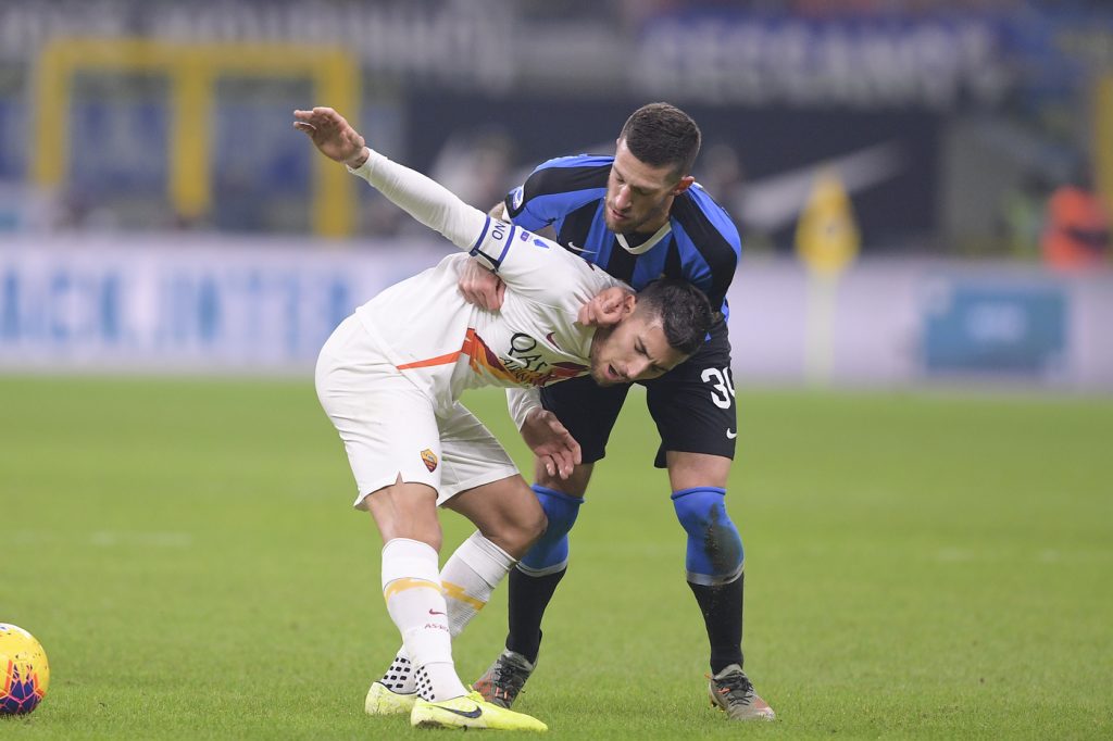 pellegrini biraghi Inter vs Roma - Serie A TIM 2019/2020