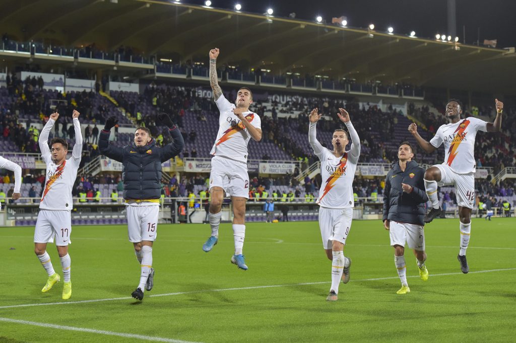 fiorentina-roma-12 diawara pellegrini zaniolo mancini cetin under