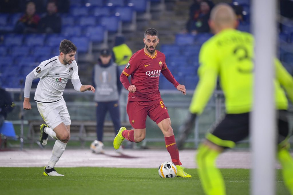 spinazzola Roma vs Wolfsberger - Uefa Europa League 2019/2020