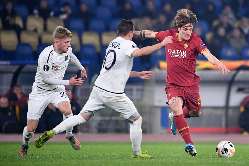 zaniolo Roma vs Wolfsberger - Uefa Europa League 2019/2020