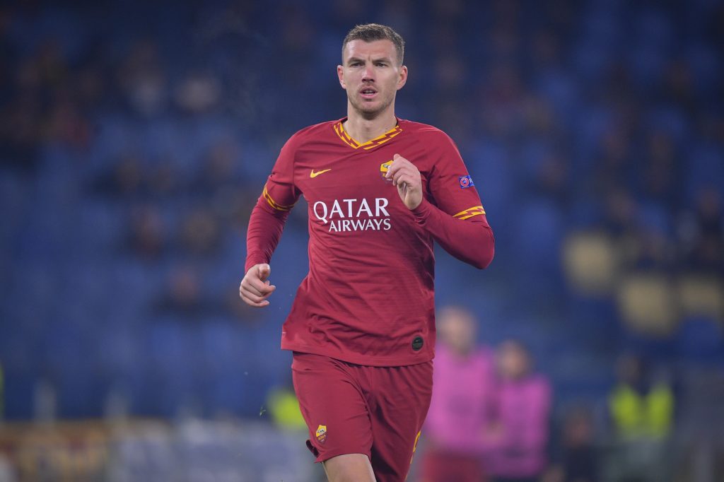 dzeko Roma vs Wolfsberger - Uefa Europa League 2019/2020