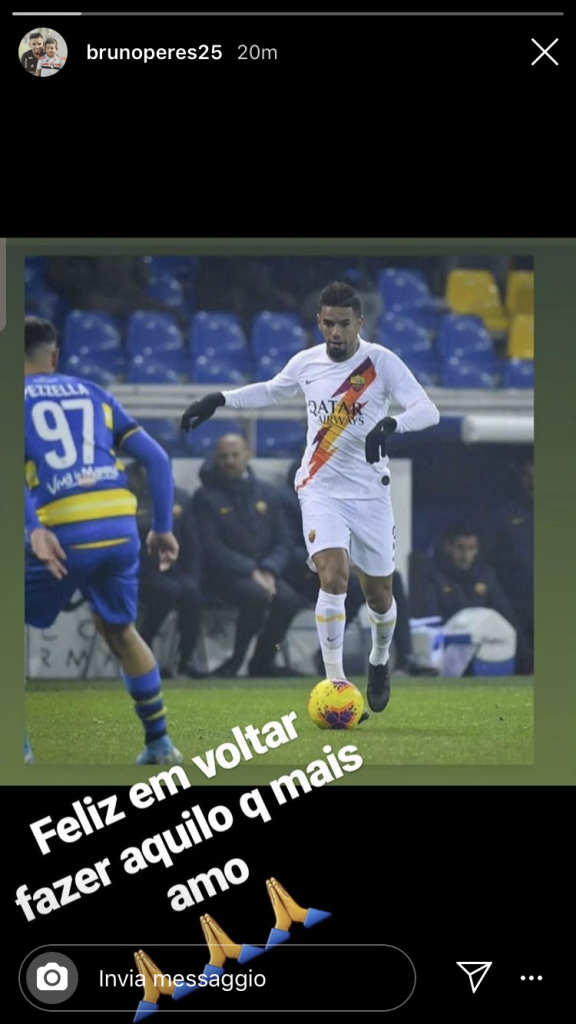 schermata Bruno Peres