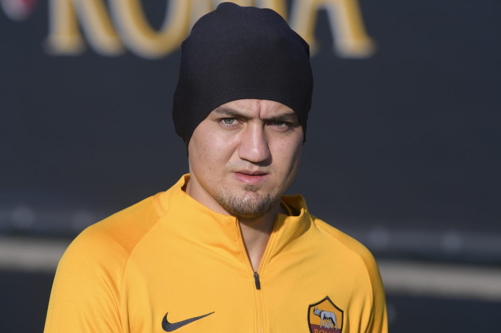 Under AS Roma, allenamento a Trigoria