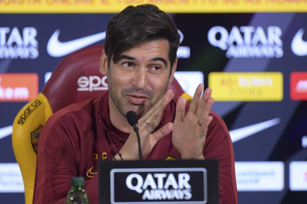 AS Roma, la conferenza stampa di Paulo Fonseca