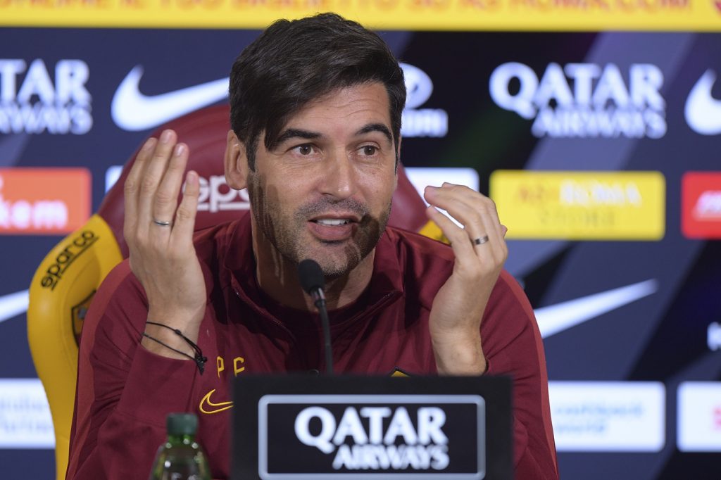 AS Roma, la conferenza stampa di Paulo Fonseca