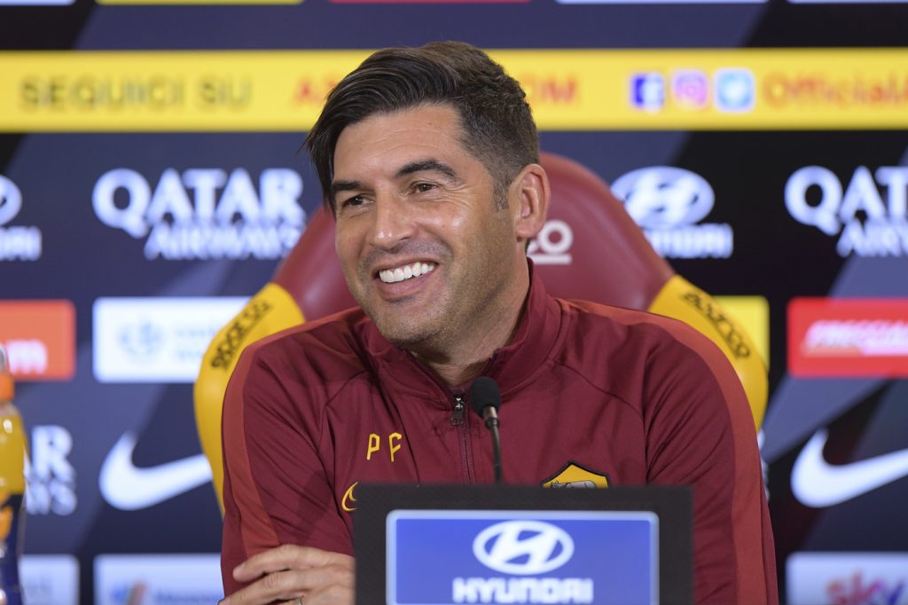 AS Roma, la conferenza stampa di Paulo Fonseca