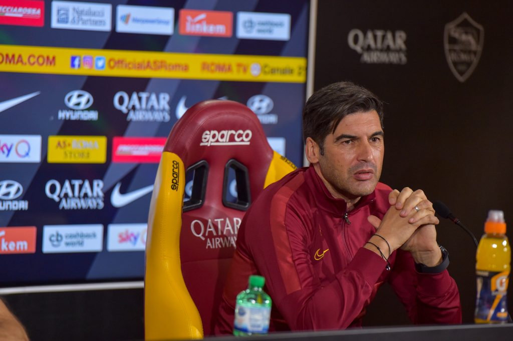 AS Roma, la conferenza stampa di Paulo Fonseca