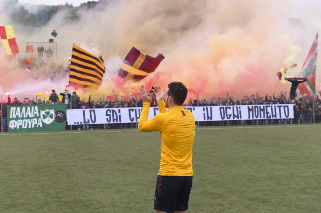 florenzi AS Roma, Tifosi a Trigoria