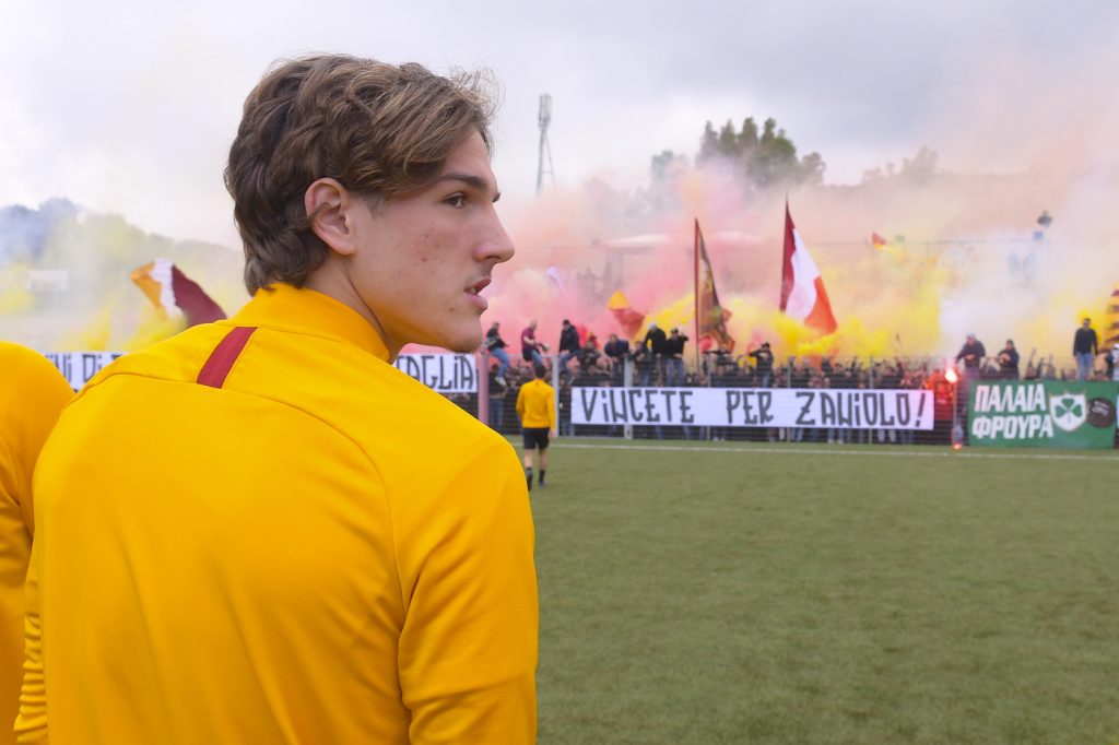 zaniolo AS Roma, Tifosi a Trigoria