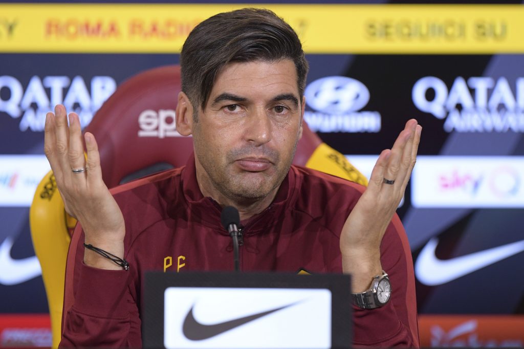 AS Roma, la conferenza stampa di Paulo Fonseca