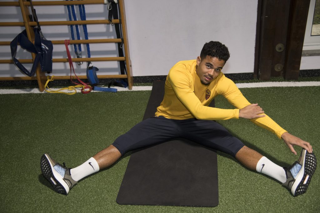 Kluivert AS Roma, allenamento a Trigoria